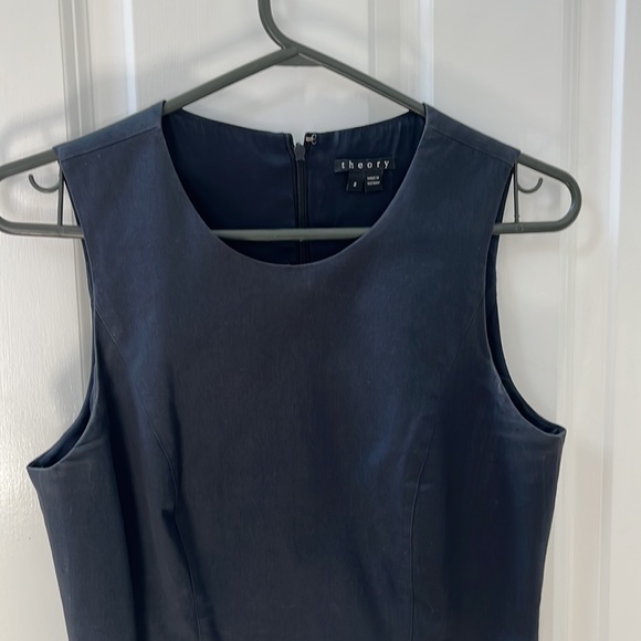 Navy Theory Shift Dress - Picture 2 of 4